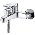KTM-08 new arrival dual hole in-wall solid copper chrome finished shower room hardware bath tub faucet